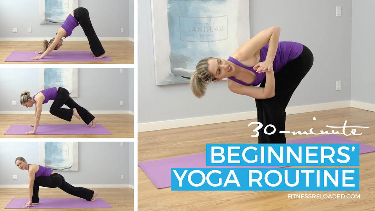 beginners' yoga routine