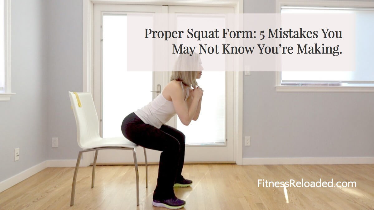 proper squat form