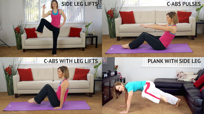 Exercises to do best sale in bed for abs