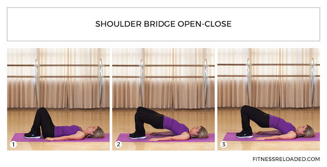 shoulder bridge open-close