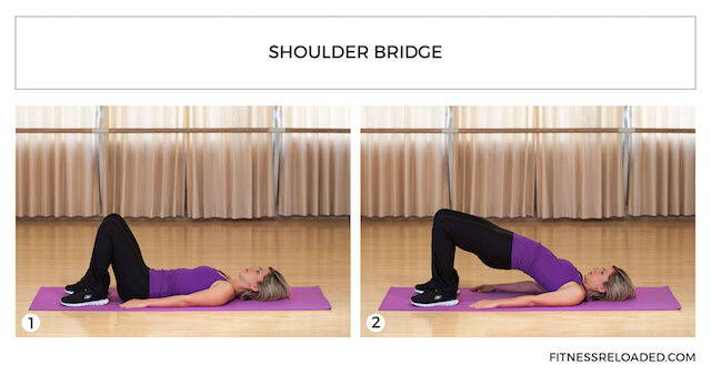 25-min Glute-Sculpting Workout With 10 Bridge Exercise Variations.