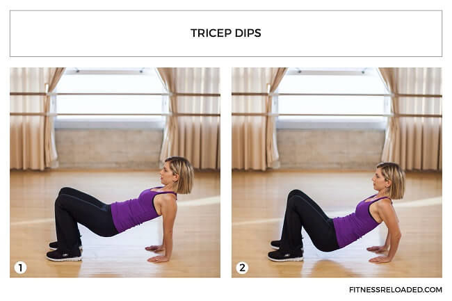 tricep dips isotonic