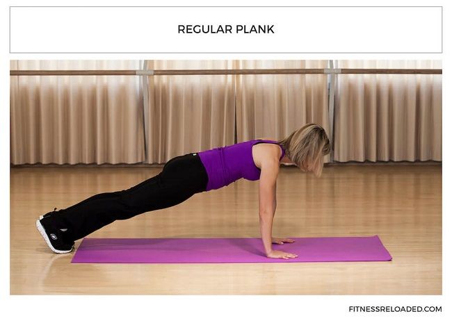 regular plank isometric exercises