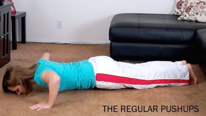 Want to get rid of those jiggly arms? Then make wall push-ups your