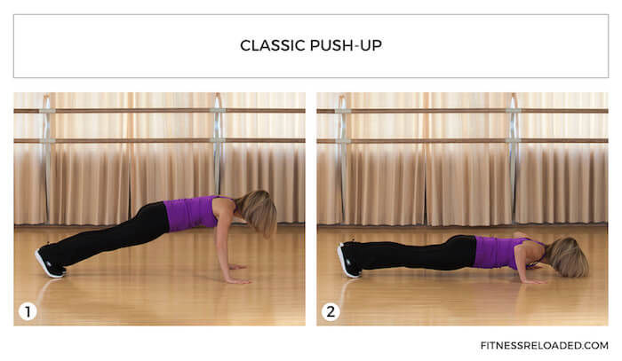 Push-up Toe Touch » Workout Planner