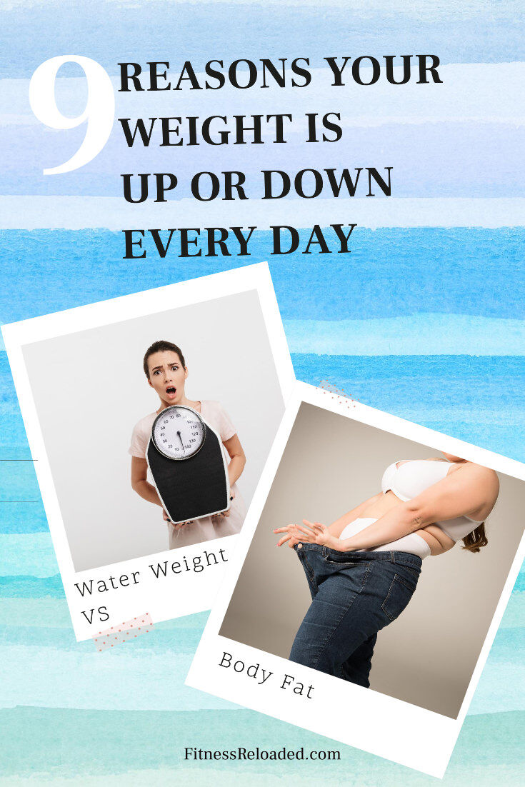 Was the scale up two, three, four, five pounds today? Here's how to explain the daily scale fluctuations and how to know if you're truly losing weight. | Lose Weight | Weight Loss | Weight Loss Tips | Weight Loss Facts