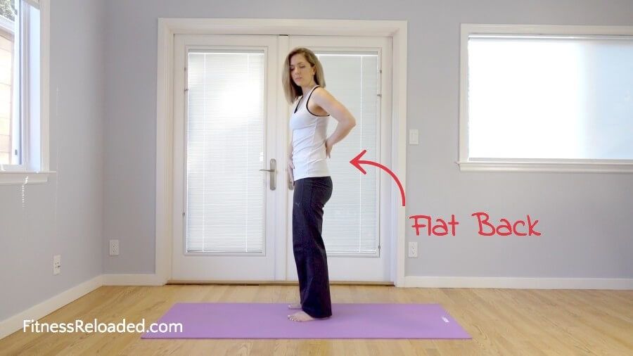 flat back posture